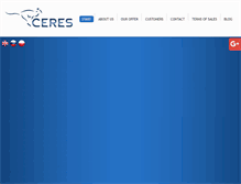 Tablet Screenshot of ceres.com.pl