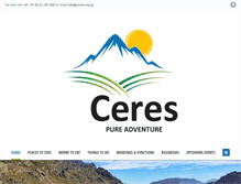 Tablet Screenshot of ceres.org.za