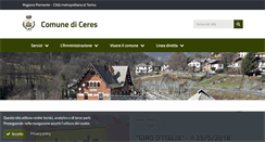 Desktop Screenshot of comune.ceres.to.it