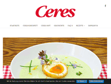 Tablet Screenshot of ceres.at